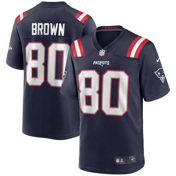 Troy Brown NEW England Patriots Nike Game Retired Player Jersey Navy 2026/27