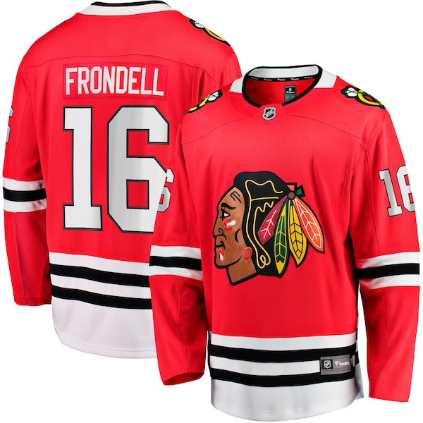 Anton Frondell Chicago Blackhawks Fanatics Breakaway Jersey RED 2025/26