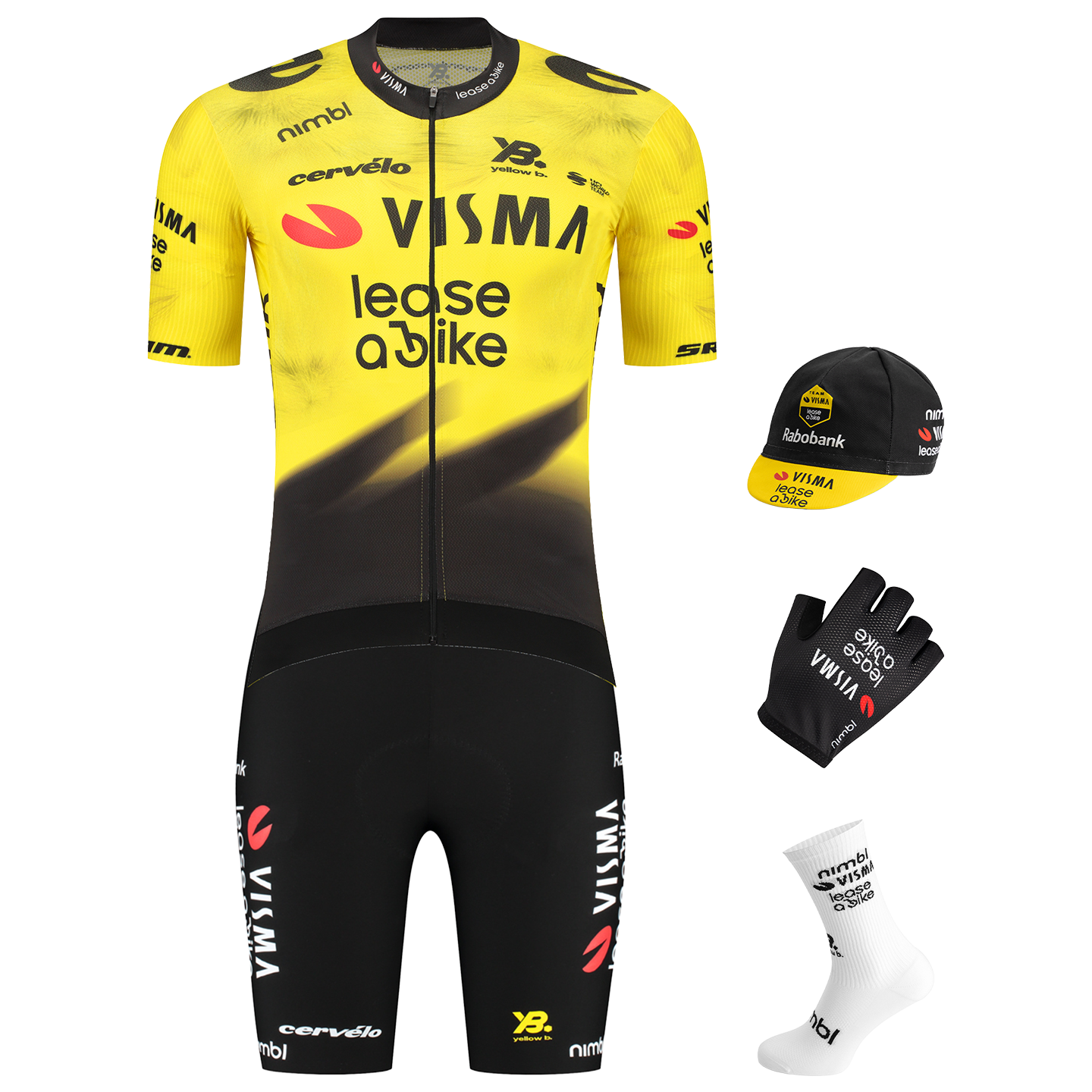 Visma Lease Bike Race Set (Trikot + Hose) 2026