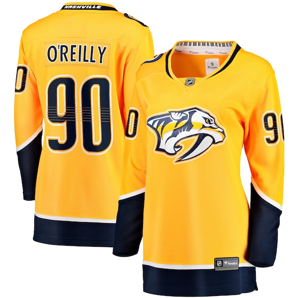 Ryan Oreilly Nashville Predators Fanatics Womens Breakaway Jersey Gold 2025/26