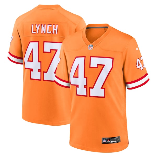John Lynch Tampa BAY Buccaneers Nike Youth Retired Player Game Jersey Orange 2025/26