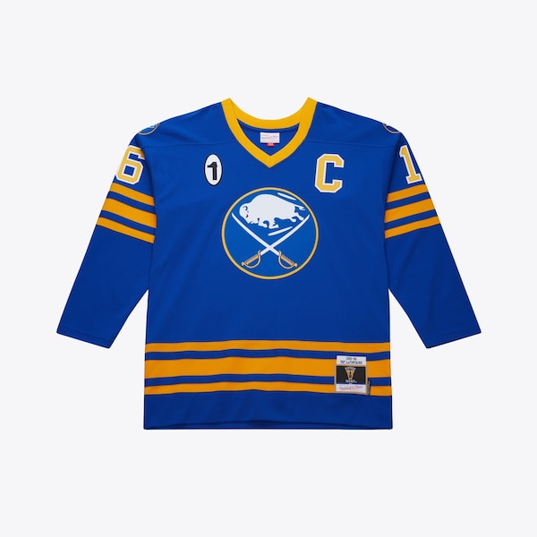 Buffalo Sabres Hockey Mitchell and Ness Dark Jersey 2025/26