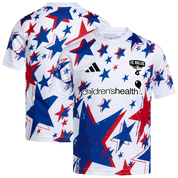 FC Dallas Adidas 2026 Americana PRE Match Jersey White 2026