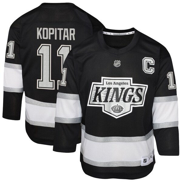 Anze Kopitar LOS Angeles Kings Replica Player Jersey Black 2025/26