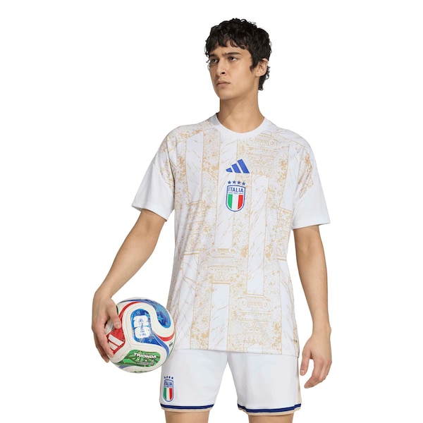 Italien Adidas PRE Match Trikot Weiß 2026