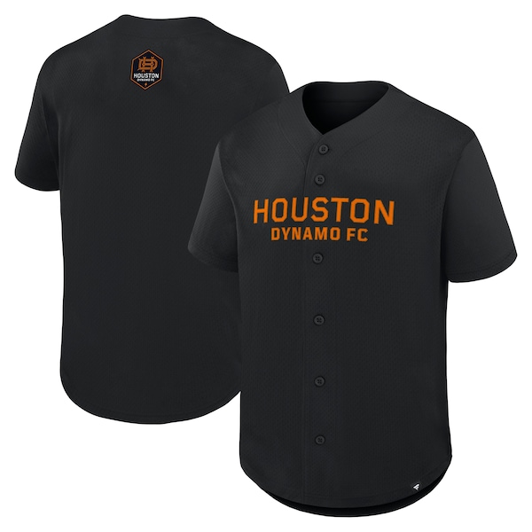 Houston Dynamo FC Fanatics Maximum Intensity Button UP Jersey Black 2026/27