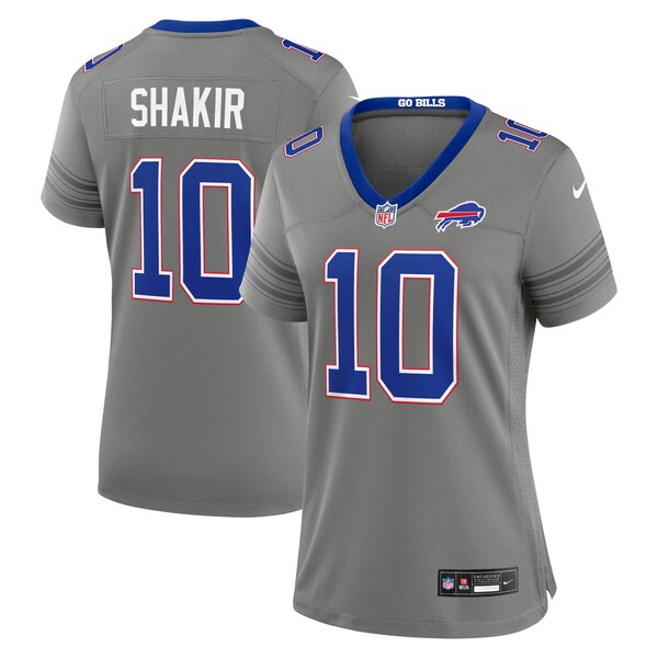 Khalil Shakir Buffalo Bills Nike Nickel City Game Jersey Gray 2025/26