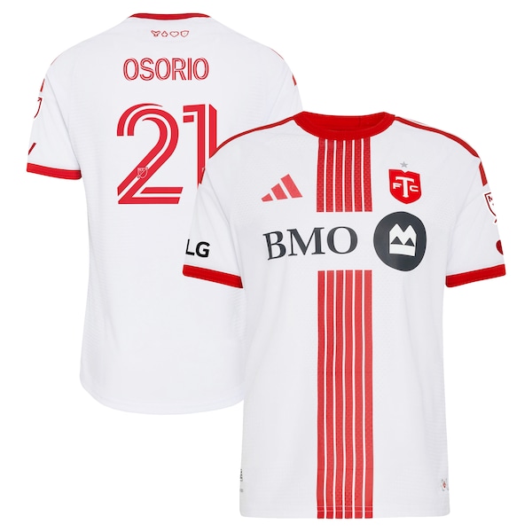 Jonathan Osorio Toronto FC Adidas 2026 Winter KIT ON Field Authentic Patch Jersey White 2026