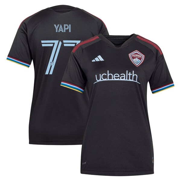 Darren Yapi Colorado Rapids Adidas Womens 2026 Colorful Colorado Replica Jersey Black 2026