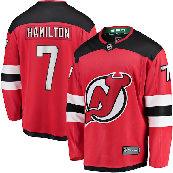 Dougie Hamilton NEW Jersey Devils Fanatics Breakaway Player Jersey RED 2026/27