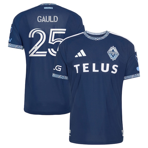 Ryan Gauld Vancouver Whitecaps FC Adidas 2026 THE Coastal Jersey ON Field Authentic Patch Jersey Deep SEA Blue 2026
