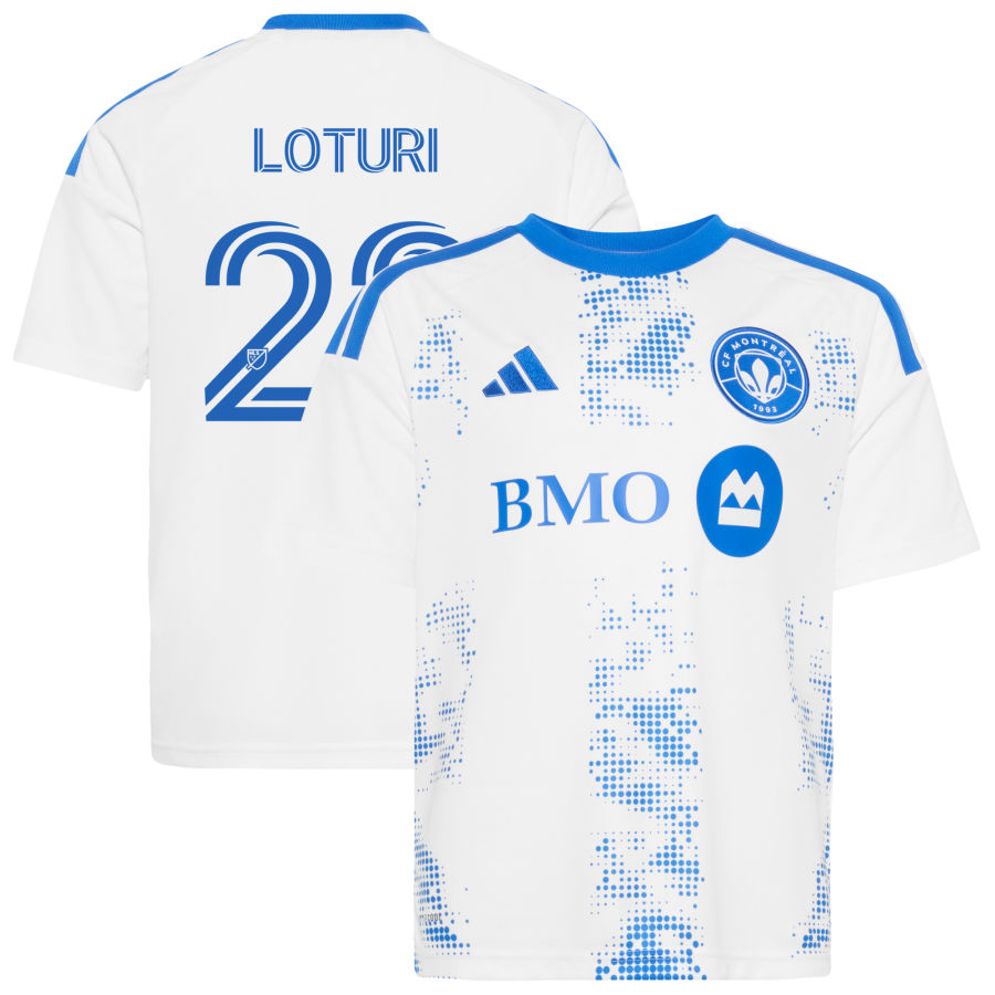 CF Montreal Adidas Youth 2026 THE Procure Jersey Replica Custom Jersey White 2026