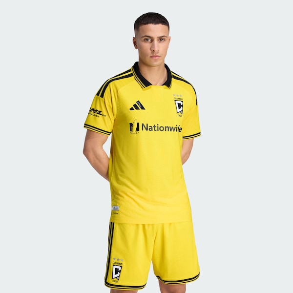 Columbus Crew Adidas 2026 the Crafted FOR Excellence KIT Replica Custom Jersey Yellow 2026