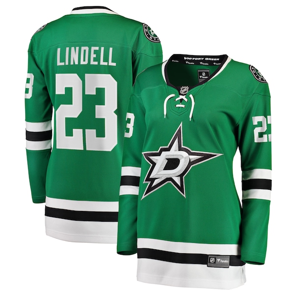 ESA Lindell Dallas Stars Fanatics Womens Breakaway Player Jersey Kelly Green 2025/26