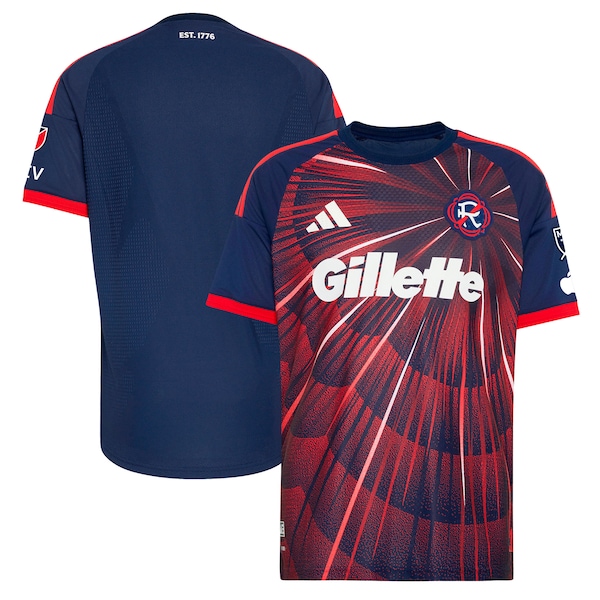 NEW England Revolution Adidas 2026 Independence DAY ON Field Authentic Patch Jersey Blue 2026