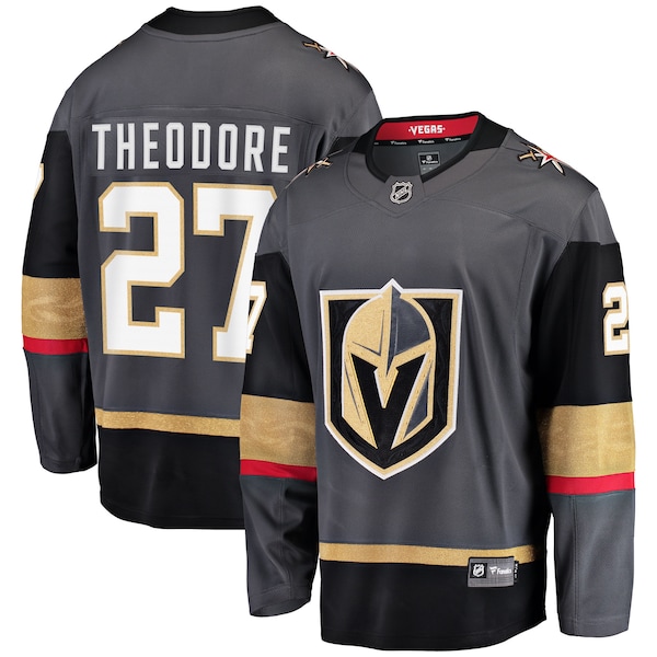 Shea Theodore Vegas Golden Knights Fanatics Breakaway Player Jersey Gray 2026/27
