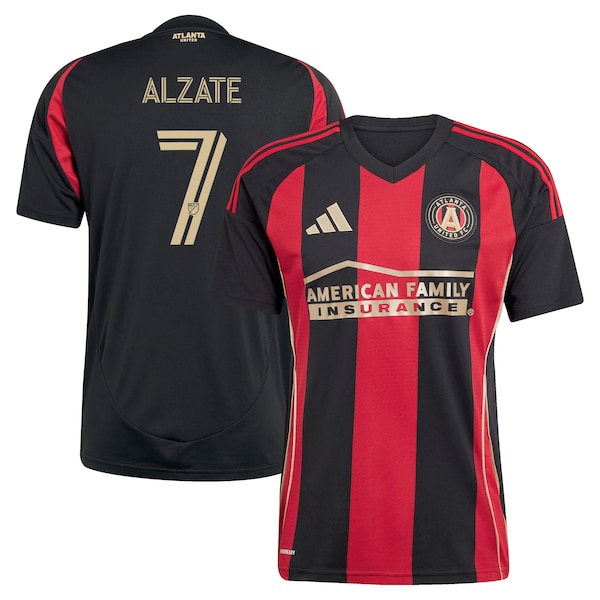 Steven Alzate Atlanta United FC Adidas THE Connector Replica Jersey Black 2025/26
