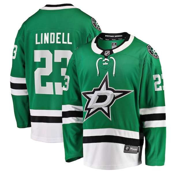 ESA Lindell Dallas Stars Fanatics Breakaway Jersey Kelly Green 2025/26