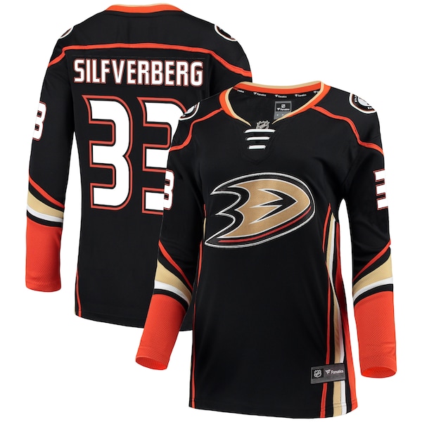 Jakob Silfverberg Anaheim Ducks Fanatics Breakaway Jersey Black 2025/26