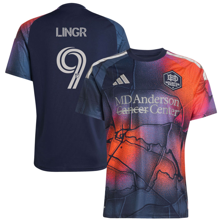Houston Dynamo FC Adidas 2026 Mission Control Replica Custom Jersey Blue 2026
