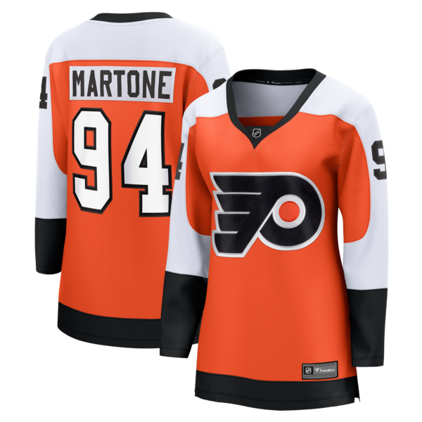 Porter Martone Philadelphia Flyers Fanatics Womens Breakaway Jersey Orange 2025/26