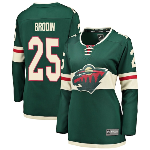 Jonas Brodin Minnesota Wild Fanatics Breakaway Player Jersey Green 2026/27