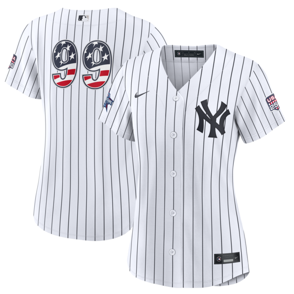 2026 ALL Star Edition Stars AND Stripes Womens NEW York Yankees Aaron Judge Nike White Stadium Jersey 2026