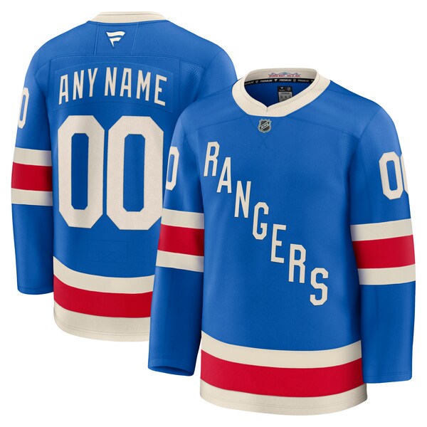 NEW York Rangers Fanatics Centennial Premium Custom Jersey Blue 2025/26