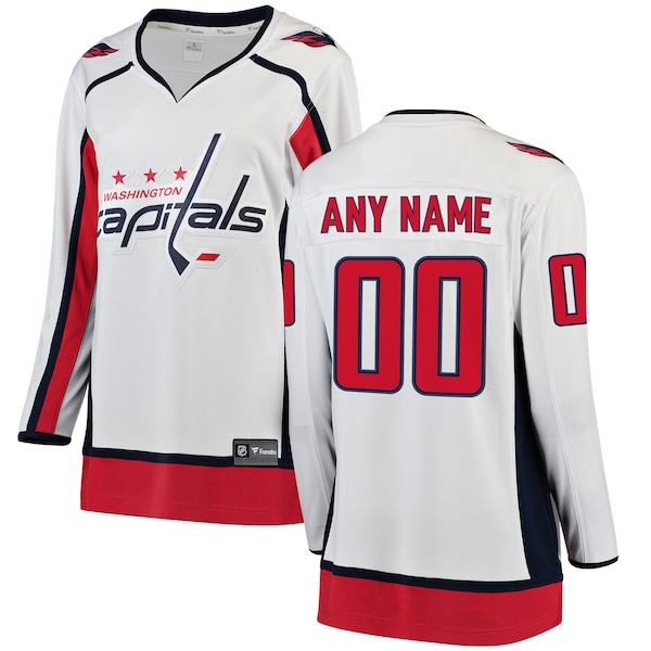 Washington Capitals Fanatics Breakaway Custom Jersey White 2026/27