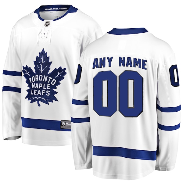 Toronto Maple Leafs Fanatics Breakaway Custom Jersey White 2025/26