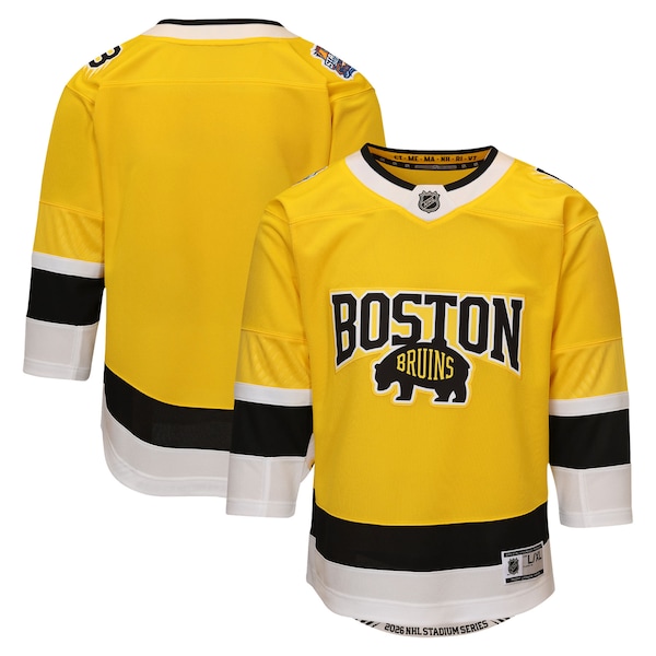 Outerstuff Gold Boston Bruins 2026 Stadium Series Premier Jersey 2026