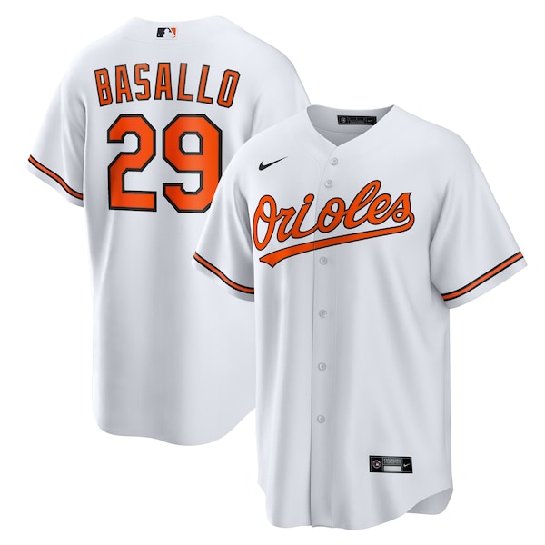Samuel Basallo Baltimore Orioles Nike Replica Player Jersey White 2025/26