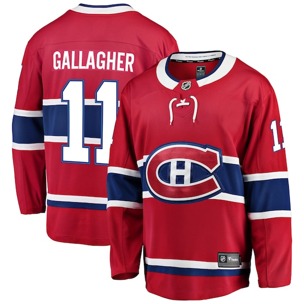 Brendan Gallagher Montreal Canadiens Fanatics Breakaway Player Jersey RED 2026/27