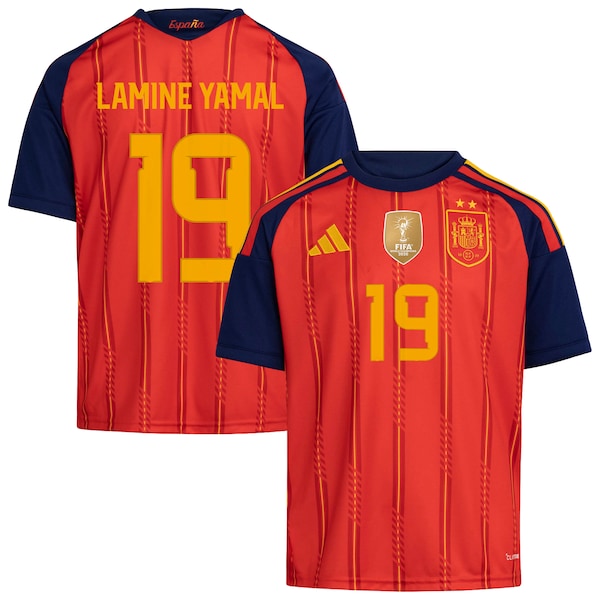 Lamine Yamal Spain National Team Adidas 2026 Fifa World CUP Champions Replica Jersey RED 2026