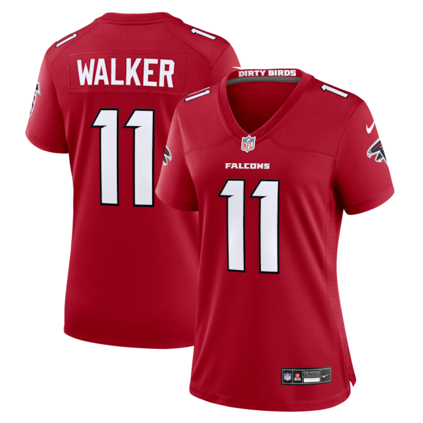 Jalon Walker Atlanta Falcons Nike Womens Game Jersey RED 2025/26