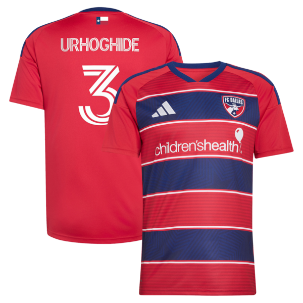 Osaze Urhoghide FC Dallas Adidas 2026 DNA KIT Replica Jersey RED 2026