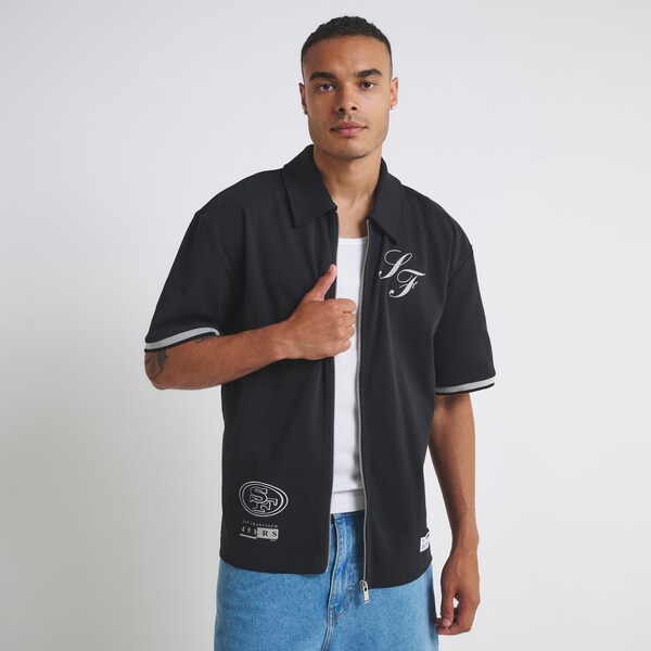 Camiseta Unisex Negra CON Cremallera DE LOS SAN Francisco 49ers 2025/26