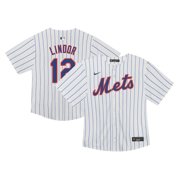 Francisco Lindor NEW York Mets Nike Toddler Game Jersey White 2025/26