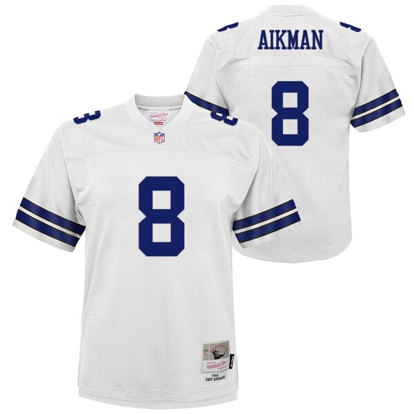 Youth Mitchell Ness Troy Aikman 1992
