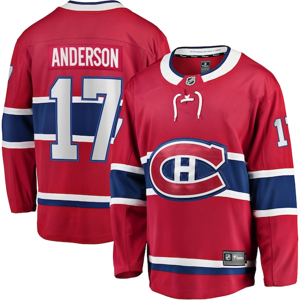 Josh Anderson Montreal Canadiens Fanatics Breakaway Player Jersey RED 2026/27