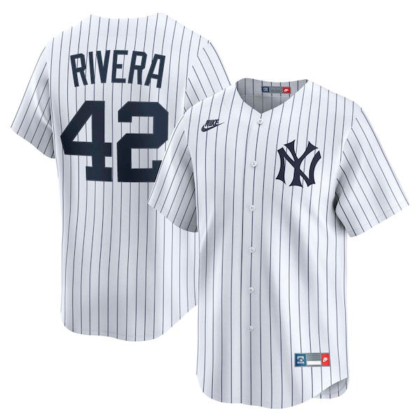 Mariano Rivera NEW York Yankees Nike Throwback Cooperstown Collection Limited Jersey White 2025/26