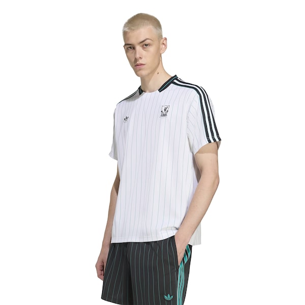 Liverpool Adidas Terrace Icons Jersey White 2025/26
