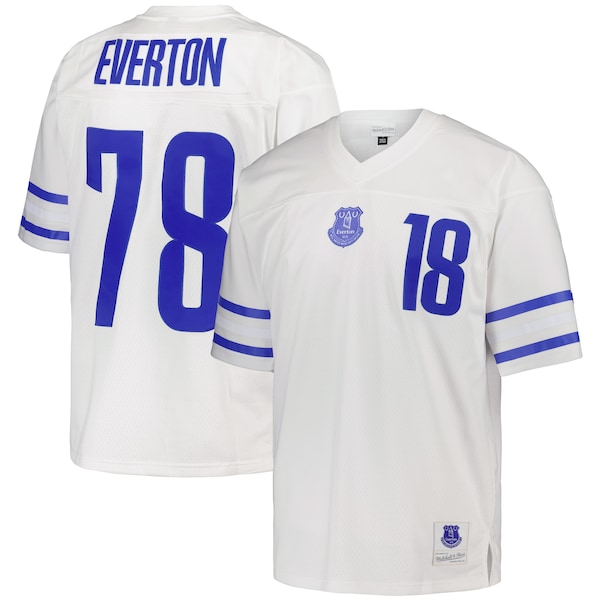 Everton X Mitchell AND Ness American Football Legacy Trikot Weiß 2025/26