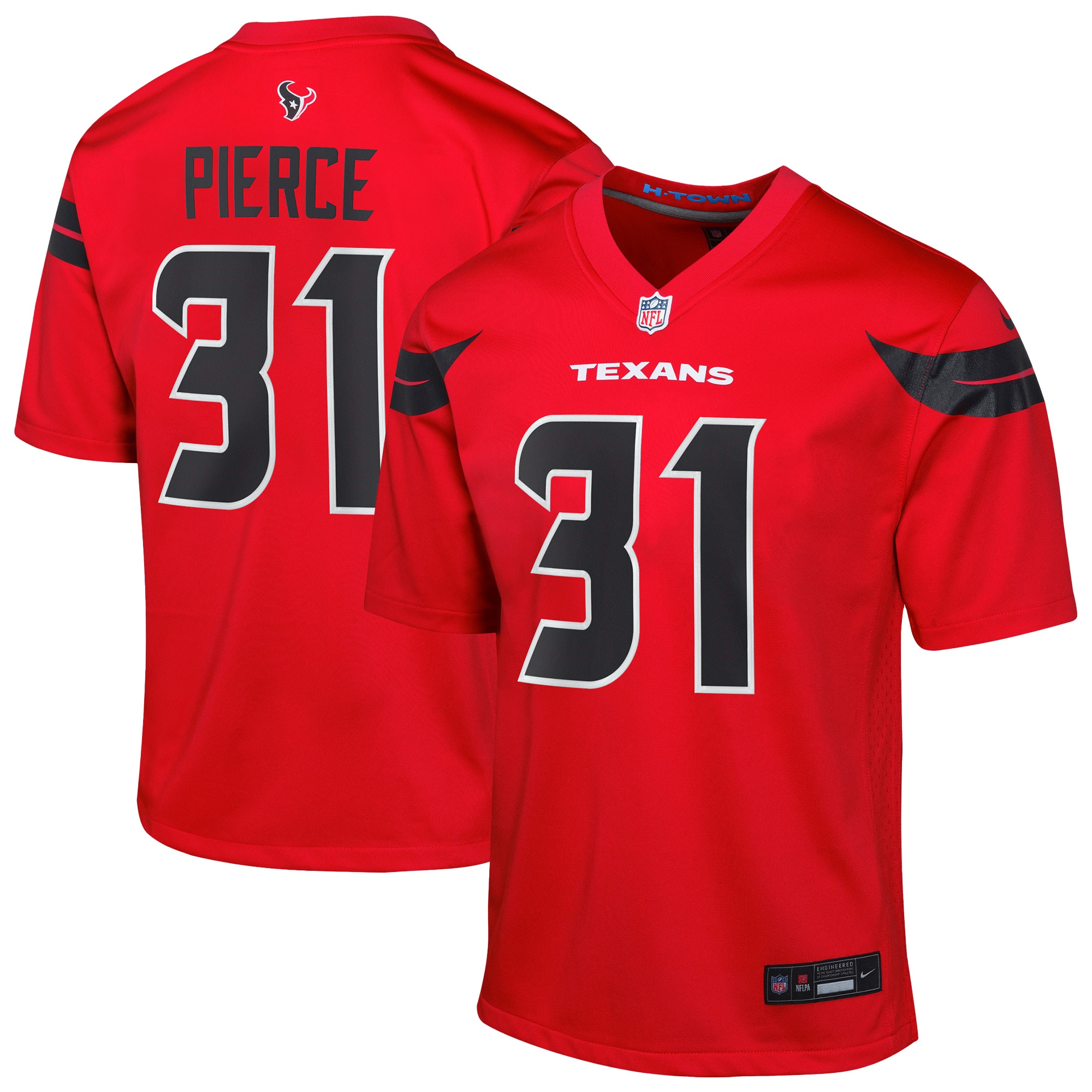 Dameon Pierce Houston Texans Nike Youth Game Jersey RED 2025/26