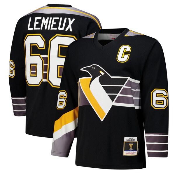 Mens Mario Lemieux Black Pittsburgh Penguins 1996/97