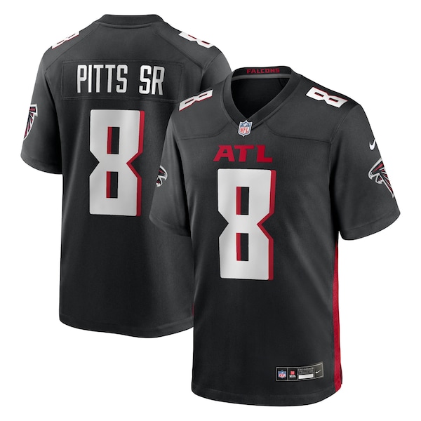 Atlanta Falcons Nike Game Jersey Nero Kyle Pitts Uomo 2026/27