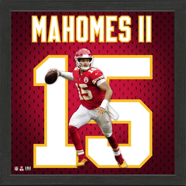 Kansas City Chiefs Impact Jersey Rahmen 33x33cm 2025/26