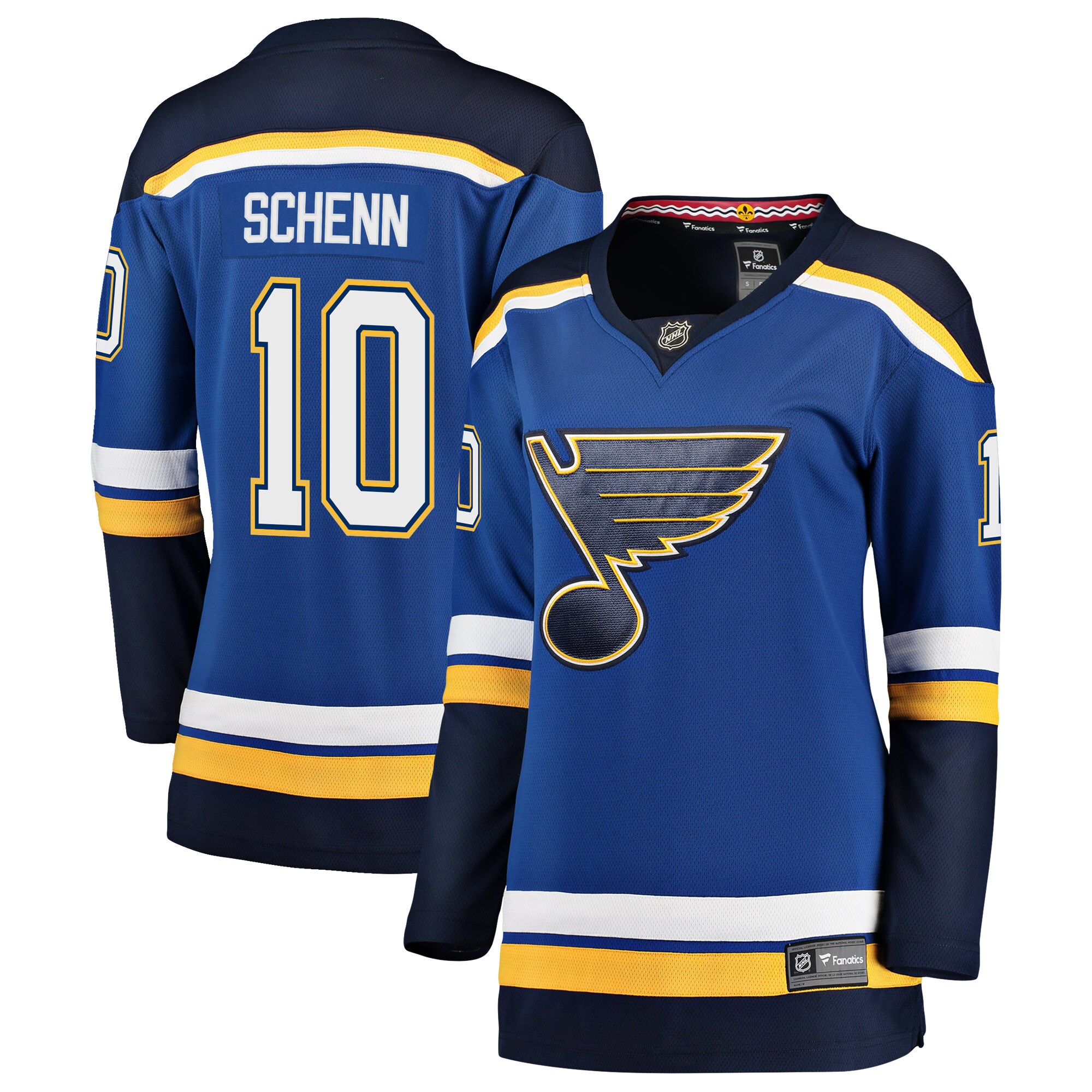 Brayden Schenn ST Louis Blues Fanatics Womens Breakaway Player Jersey Blue 2025/26
