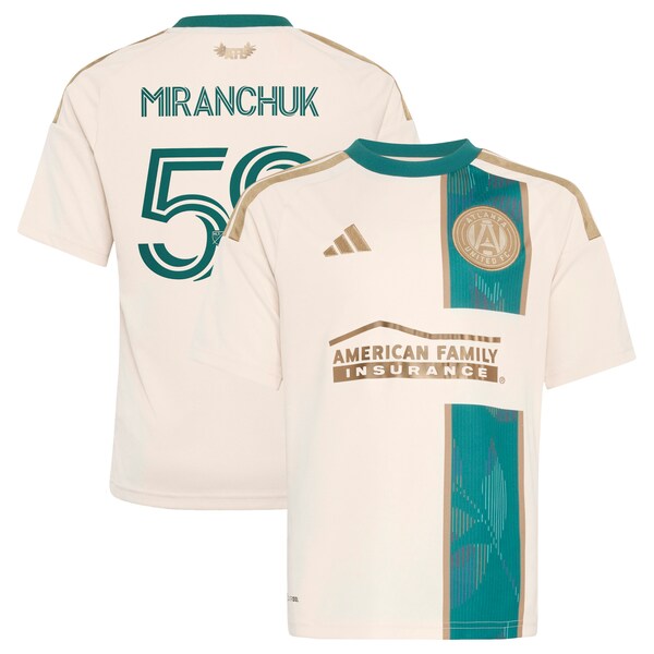 Aleksei Miranchuk Atlanta United FC Adidas Youth 2026 Spirit OF 96 Replica Jersey TAN 2026
