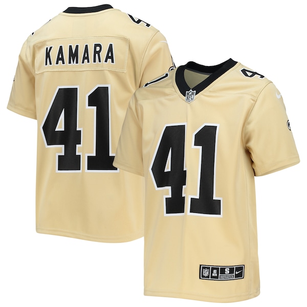 Alvin Kamara NEW Orleans Saints Nike Inverted Team Game Jersey Gold 2026/27